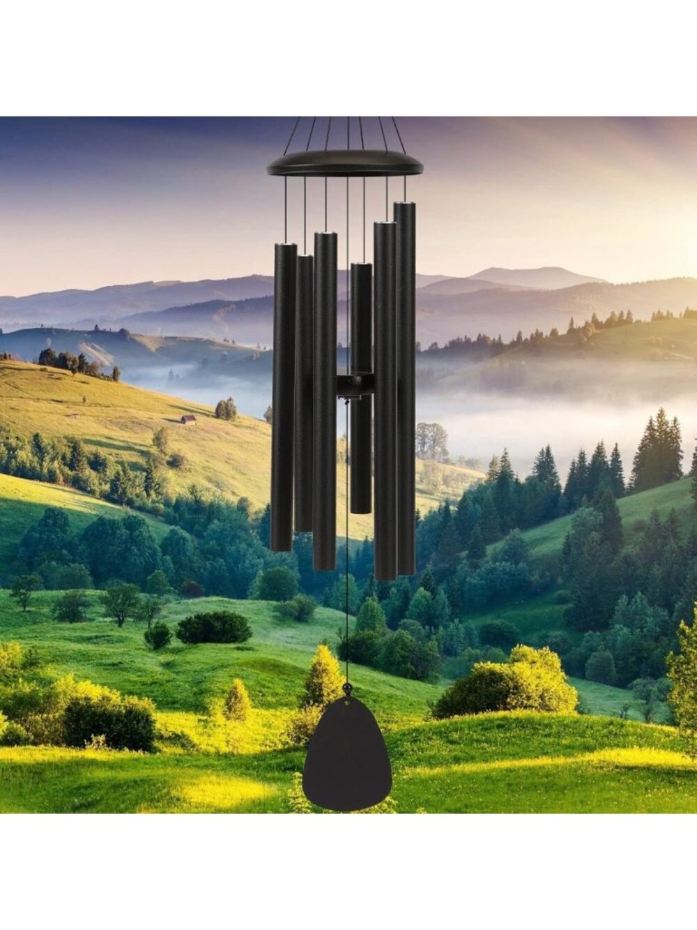 Large Outdoor Wind Chimes - Deep Tone Soothing Melodic Tones, Perfect Gift for